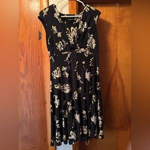 Ralph Lauren Black Dress with Yellow Accents